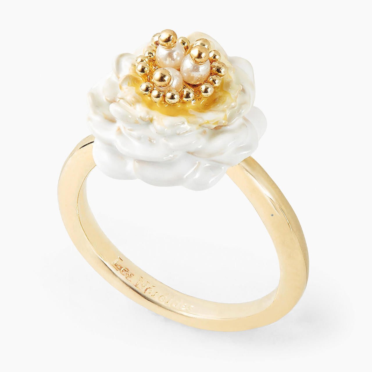 Camellia Adjustable Ring | AOLF6011 - Les Nereides