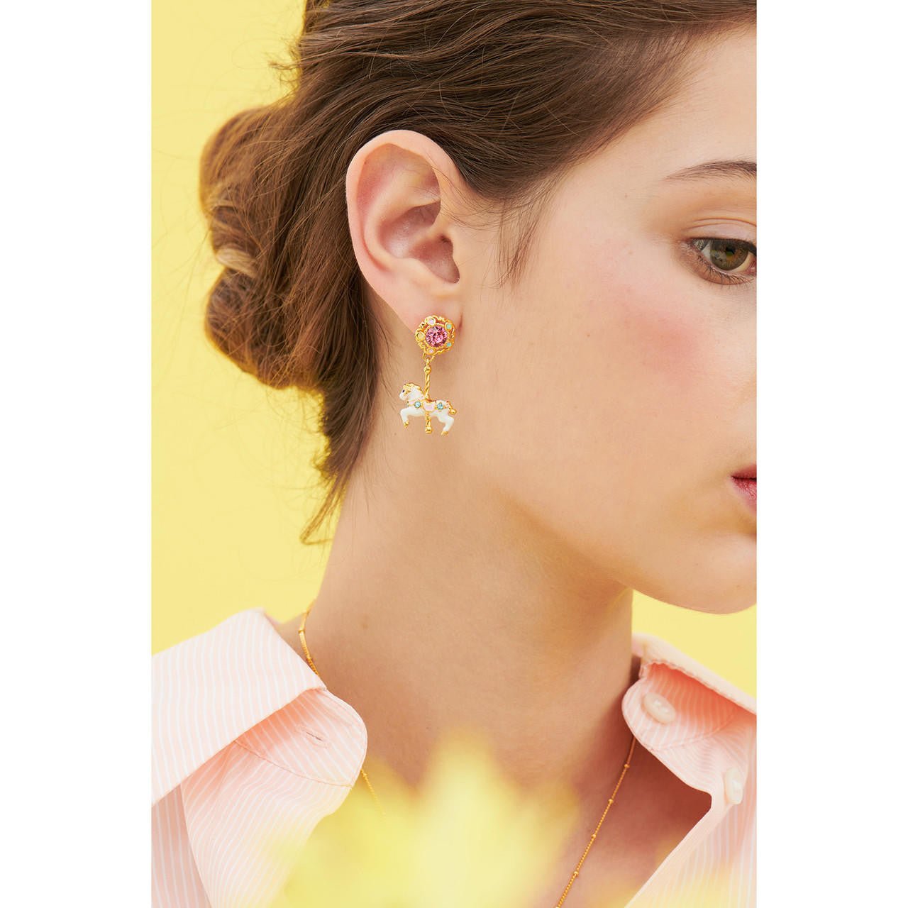 Carousel And Horse Earrings | ANIP1031 - Les Nereides