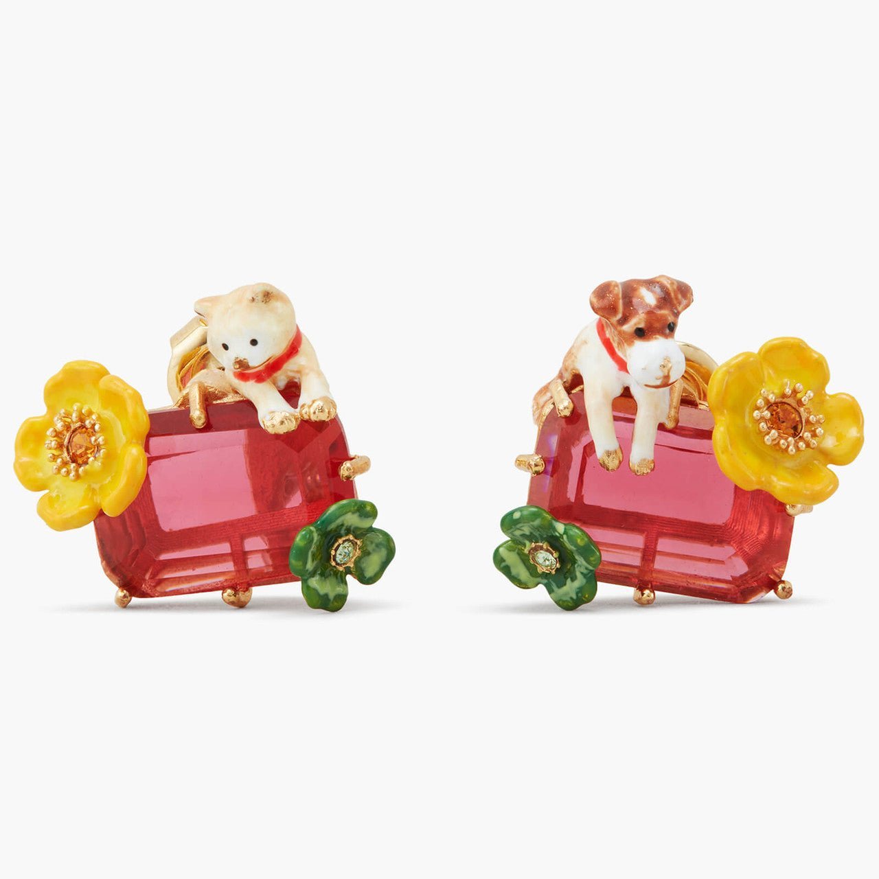 Cat and dog earrings | APLA1011 - Les Nereides