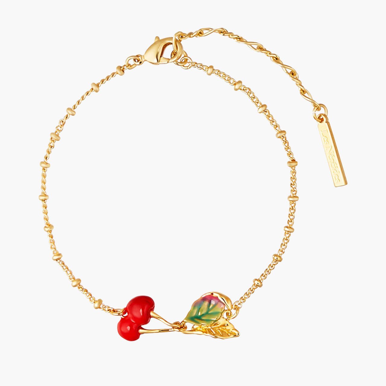 Cherries And Leave Thin Bracelet | ANCE2021 - Les Nereides