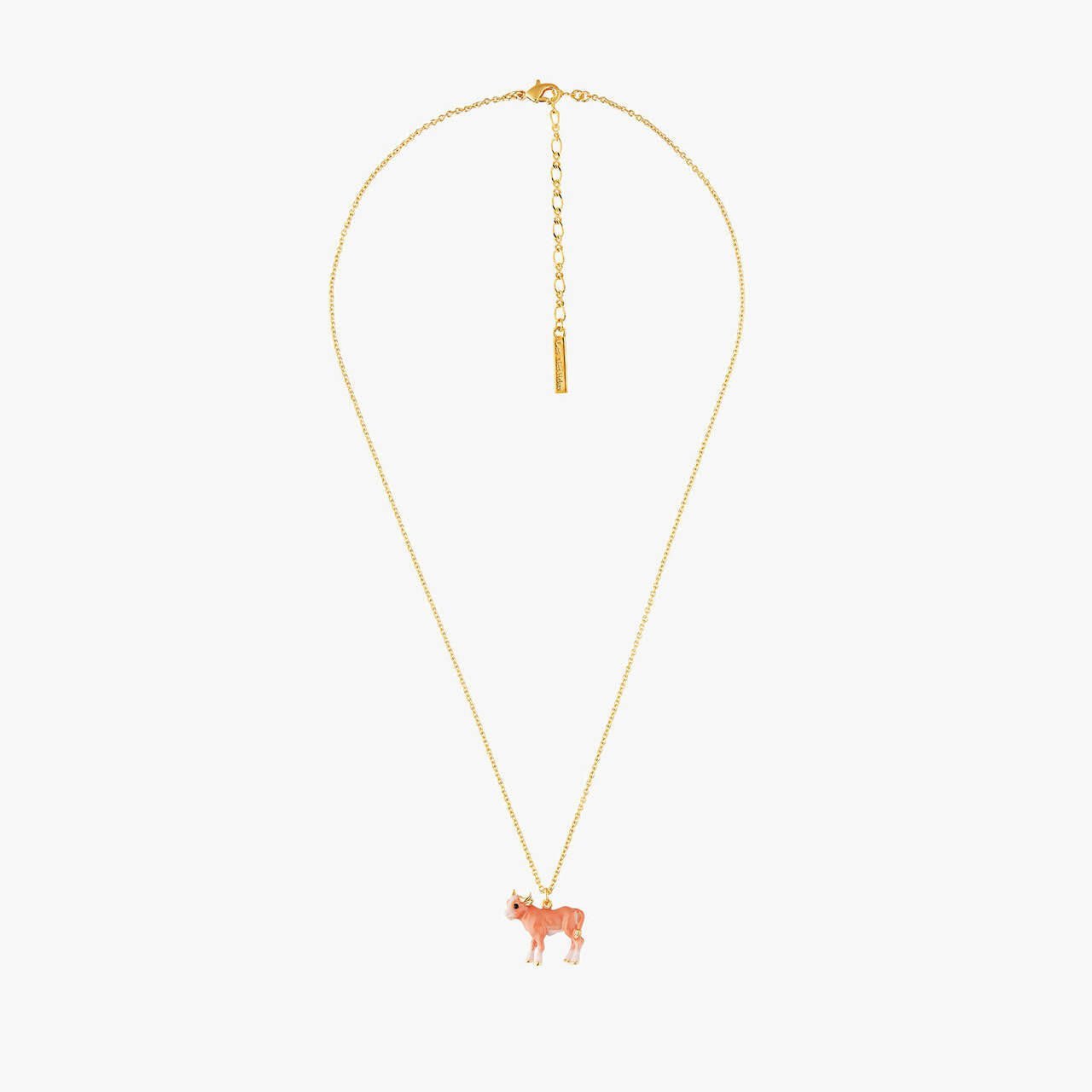 Chinese New Year Buffalo Pendant Thin Necklace | ANOX3011 - Les Nereides
