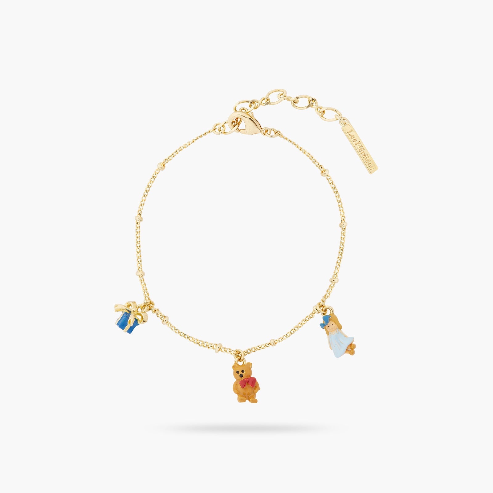 Christmas Gift, Teddy Bear And Doll Charm Bracelet | ASPS2021 - Les Nereides