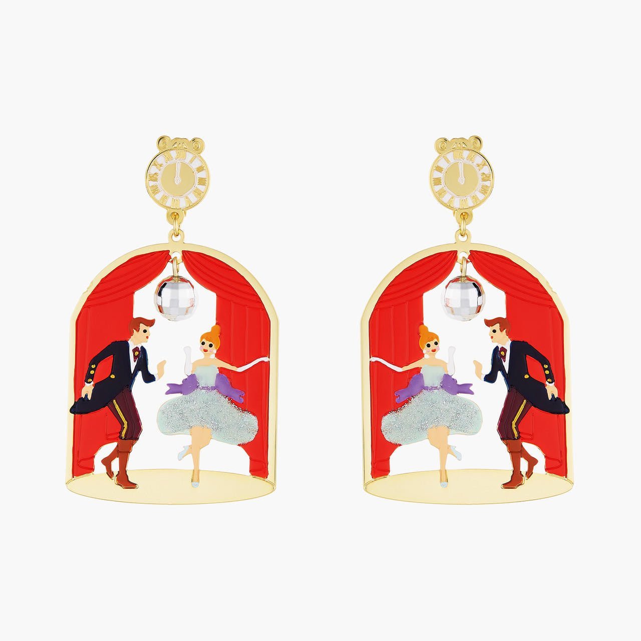 Cinderella And Prince Earrings | AOCE1031 - Les Nereides
