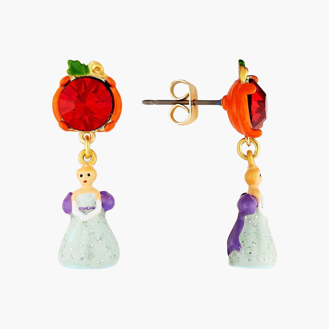 Cinderella And Pumkpin Earrings | AOCE1161 - Les Nereides
