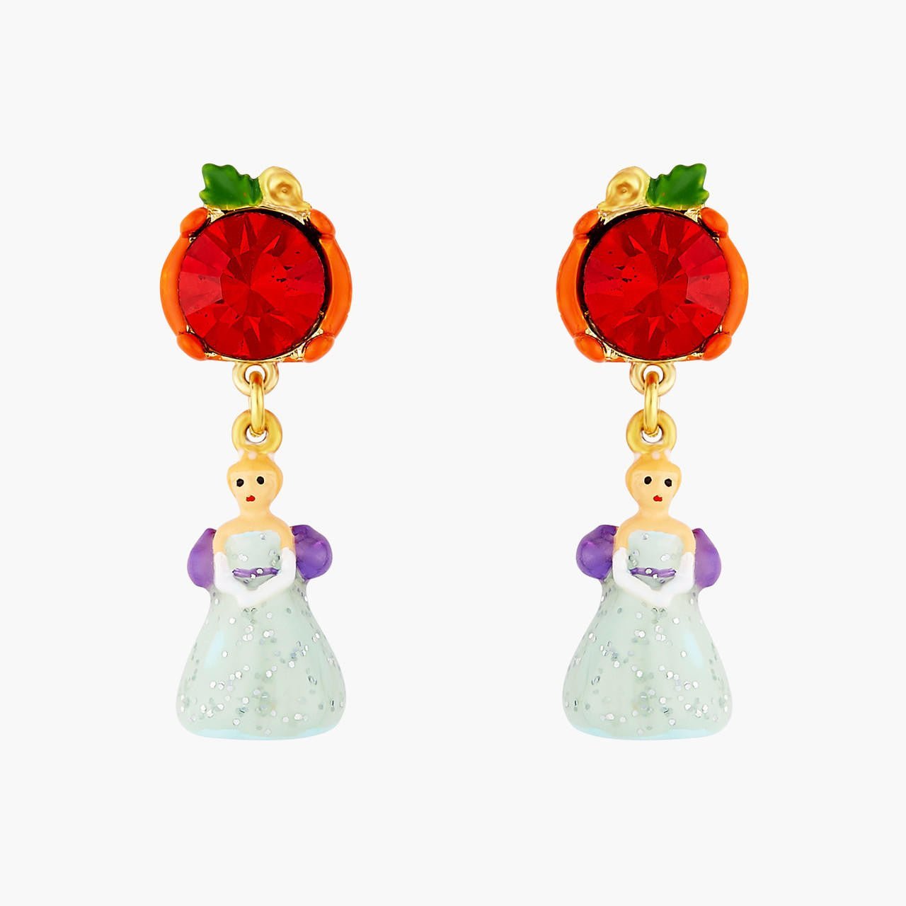 Cinderella And Pumkpin Earrings | AOCE1161 - Les Nereides