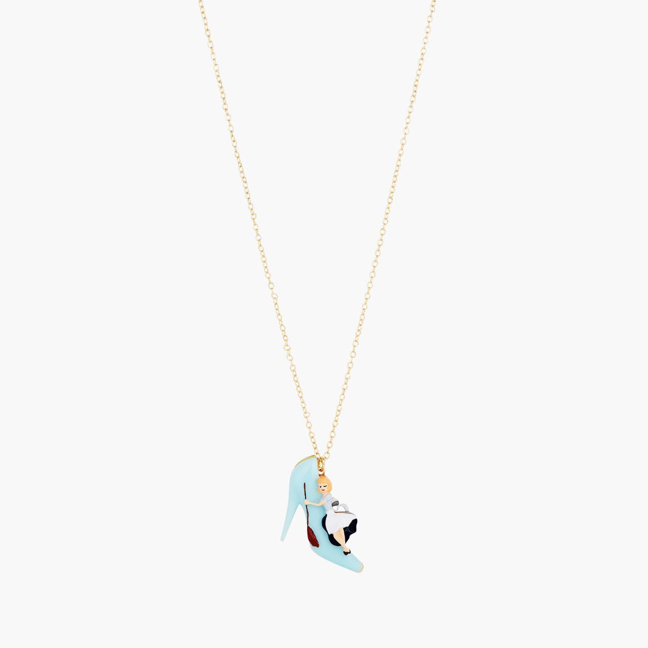 Cinderella And Slipper Long Necklace | AOCE3091 - Les Nereides
