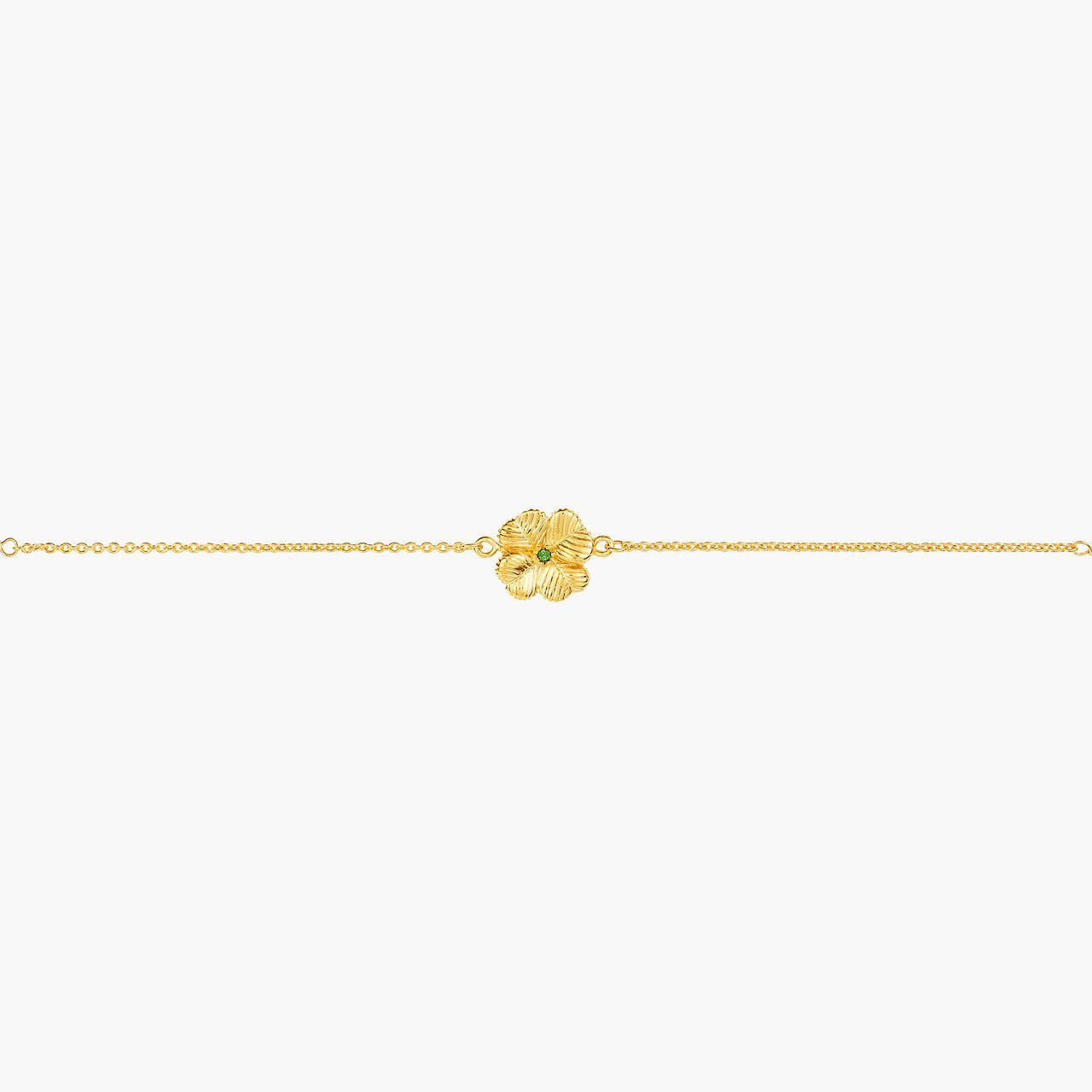 Clover And Crystal Thin Bracelet | AOFC2011 - Les Nereides
