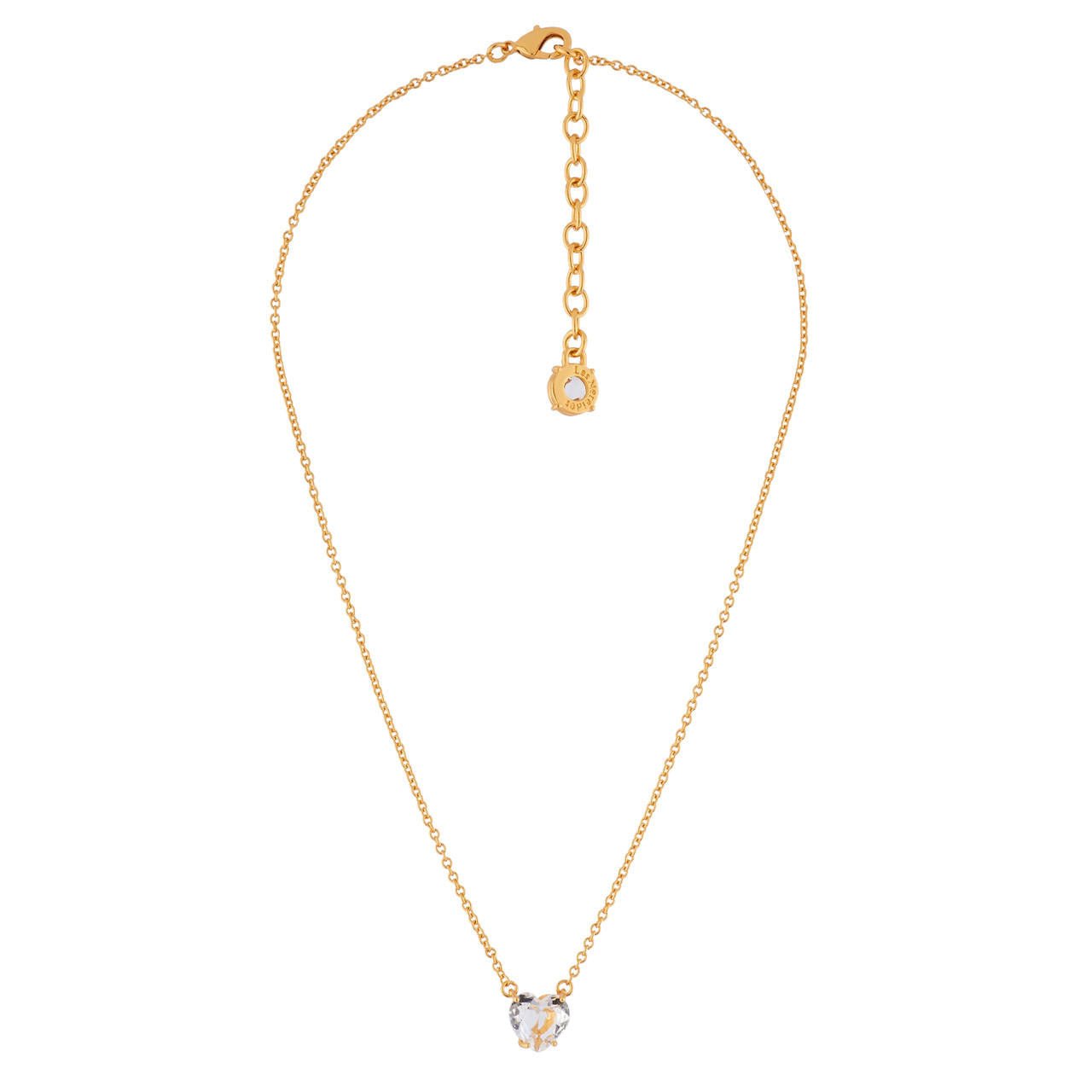 Crystal Hearthstone La Diamantine Pendant Necklace | AILD3532 - Les Nereides
