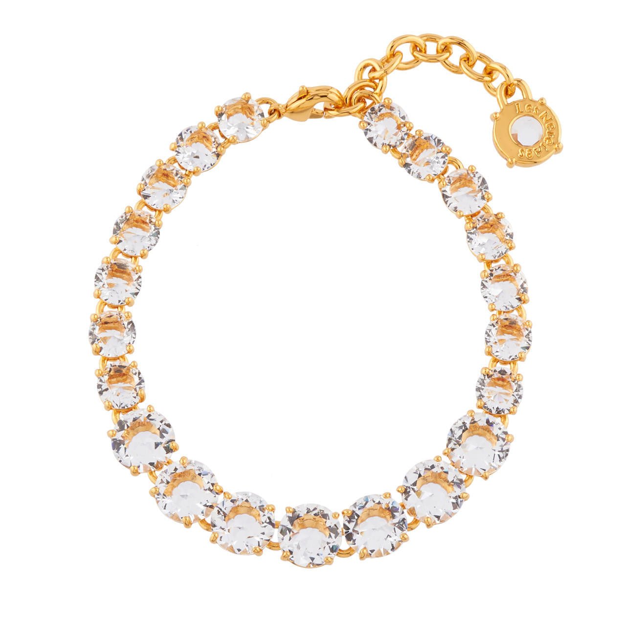 Crystal One Row La Diamantine Luxurious Bracelet 