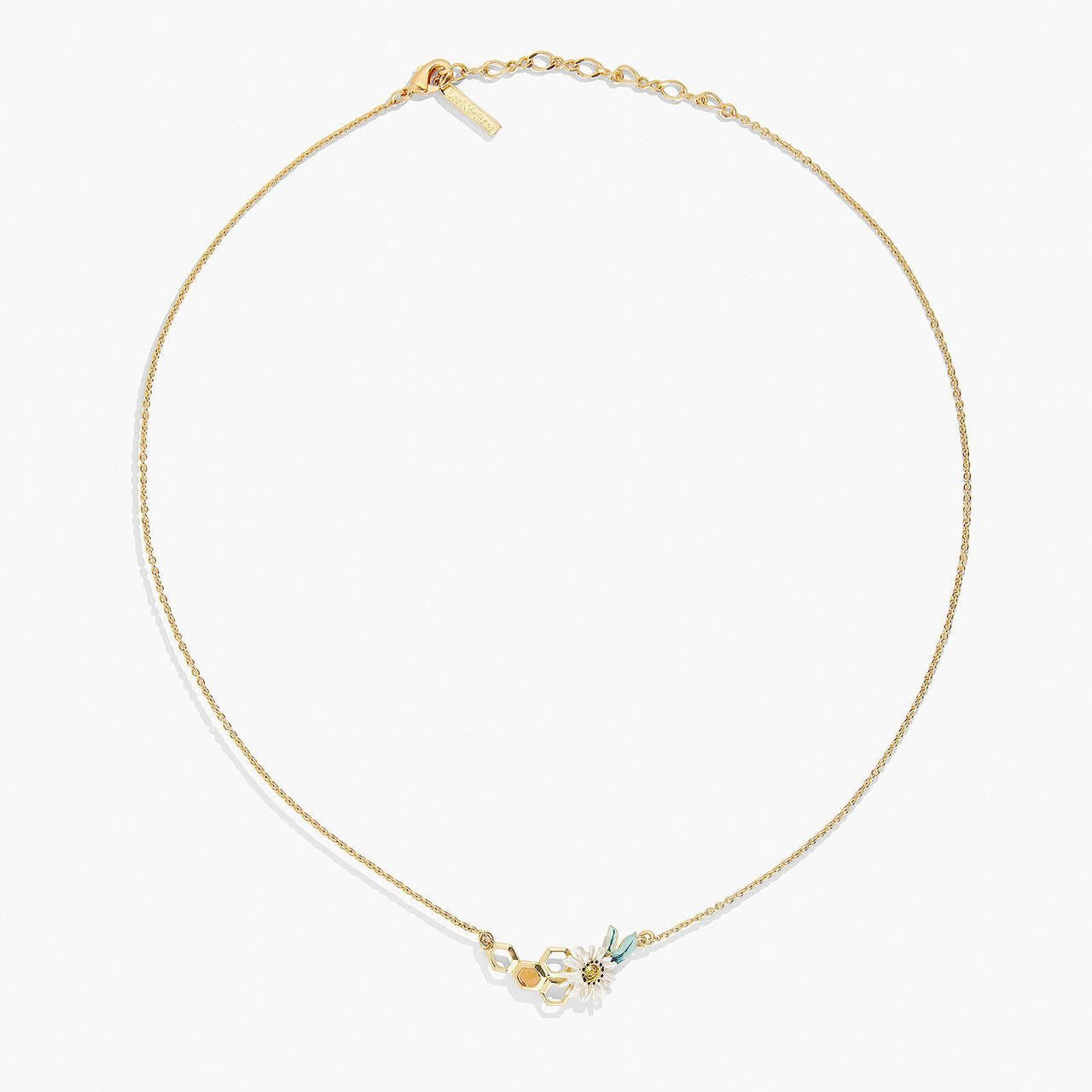 Daisy And Honeycomb Statement Necklace | APPM3041 - Les Nereides
