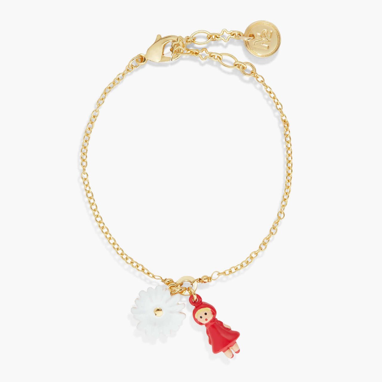 Daisy And Little Red Riding Hood Charm Bracelet | APBB2011 - Les Nereides