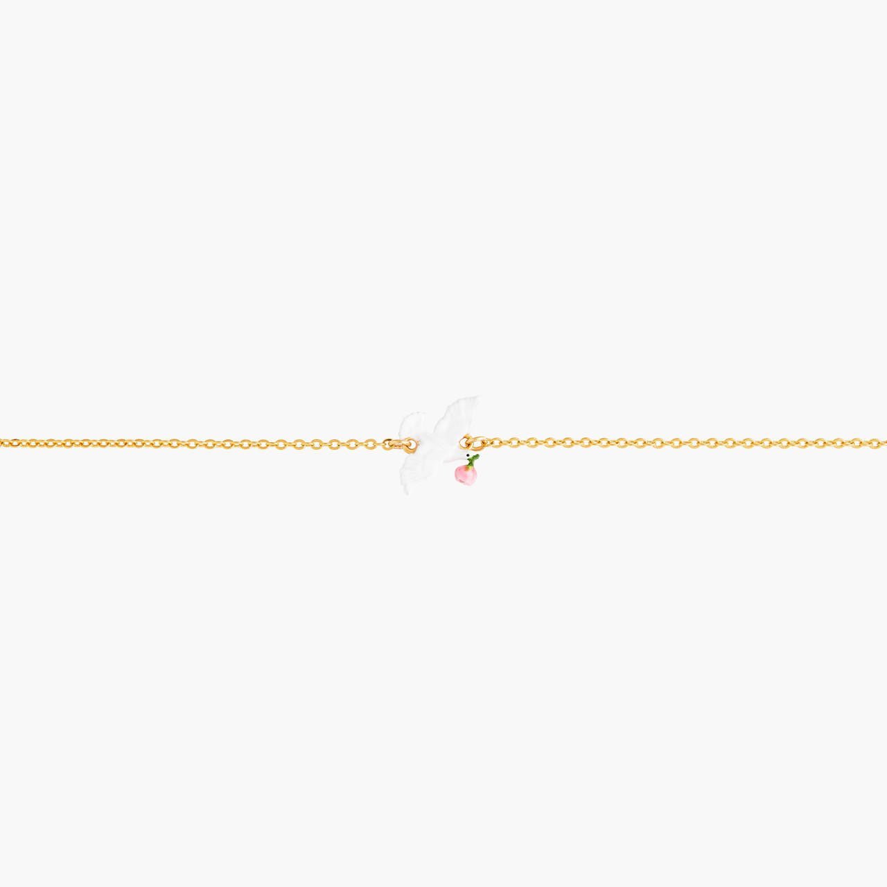 Dove And Peony Thin Bracelet | ANLA2021 - Les Nereides