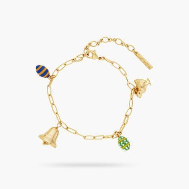 Easter Egg And Bell Charm Bracelet | ARLA2011 - Les Nereides
