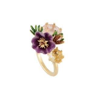 Eclatante Discrétion Stones, Pin Needles & Christmas Rose Rings | AEED6071 - Les Nereides