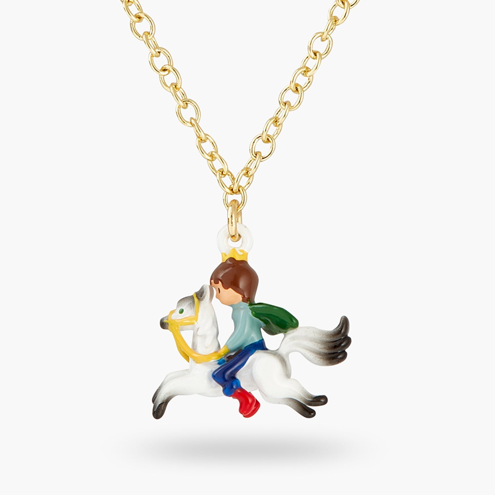Enchanted Hair Princess And Prince Charm Necklace | ASCE3021 - Les Nereides