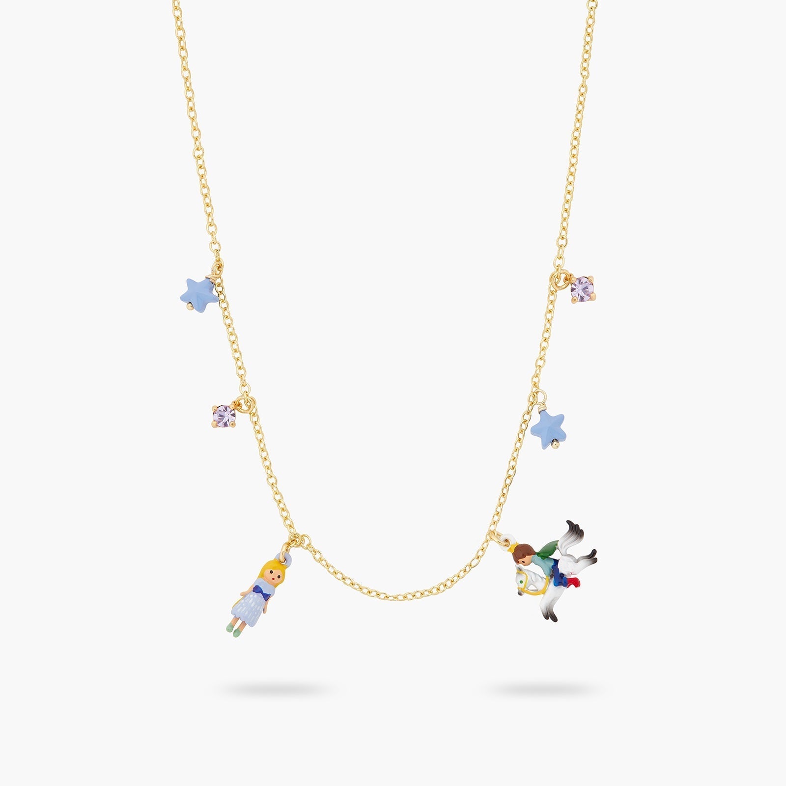 Enchanted Hair Princess And Prince Charm Necklace | ASCE3021 - Les Nereides