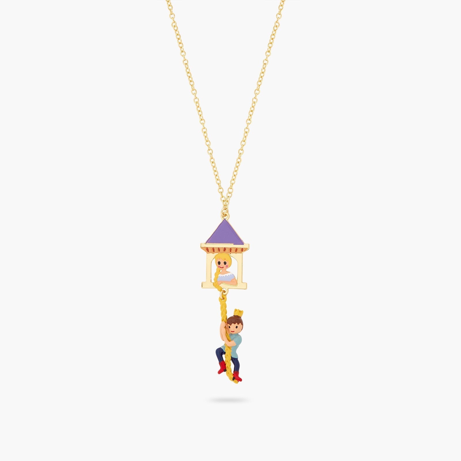 Enchanted Hair Princess And Prince Pendant Necklace | ASCE3011 - Les Nereides