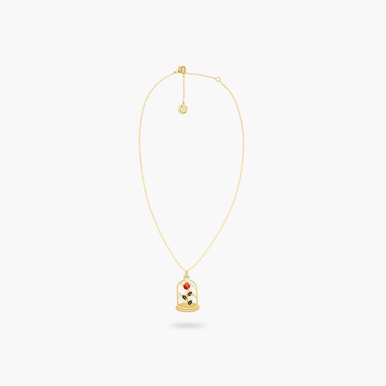 Enchanted rose pendant necklace | AQUI3011 - Les Nereides