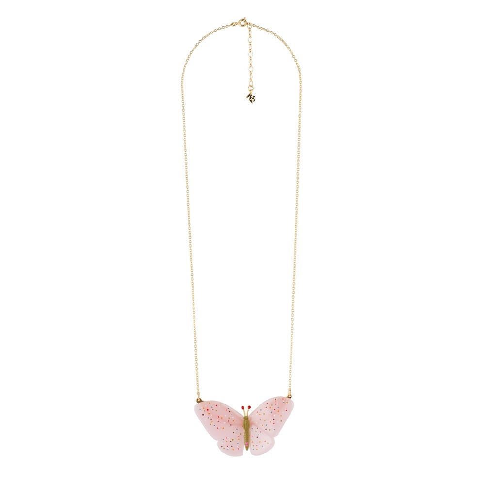 Envol Graphique Butterfly Black Necklace | ADEG3011 - Les Nereides