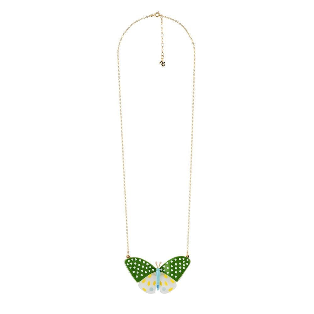 Envol Graphique Butterfly Black Necklace | ADEG3011 - Les Nereides