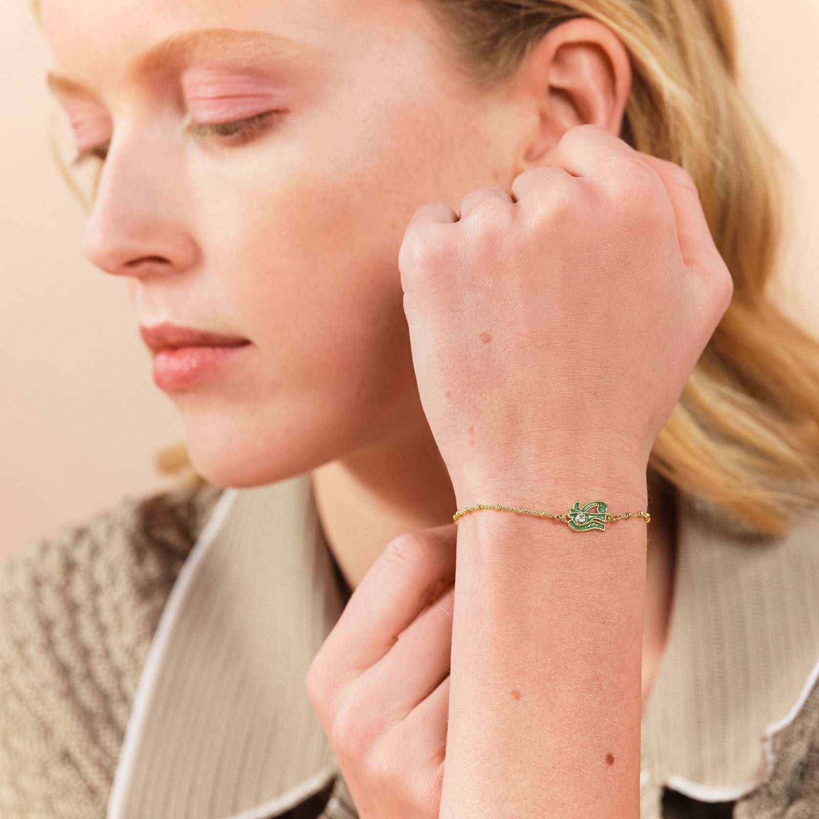 Evil Eye Fine Bracelet | ASNI2031 - Les Nereides
