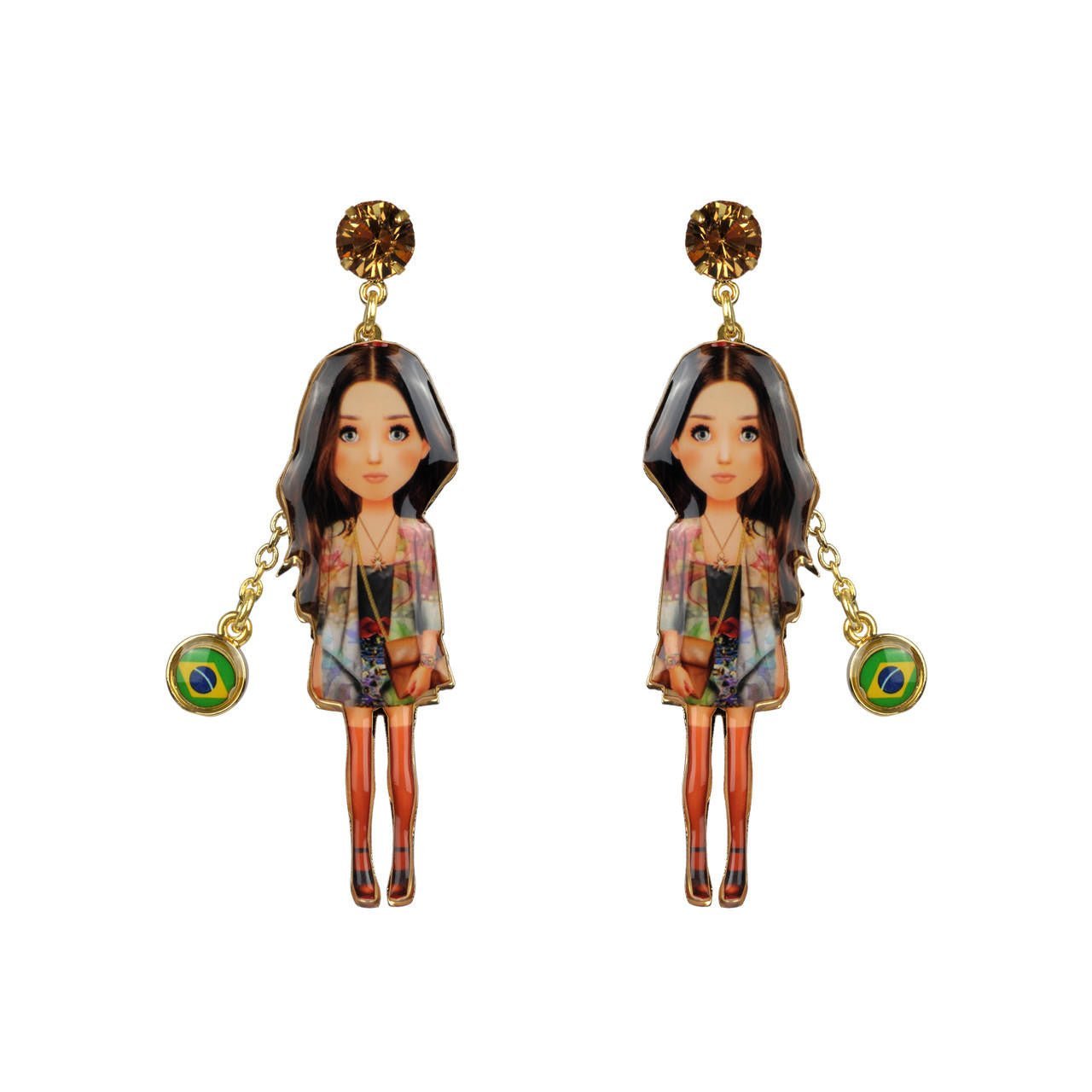 Fashion Week Brazil Earrings | AAFW1061 - Les Nereides