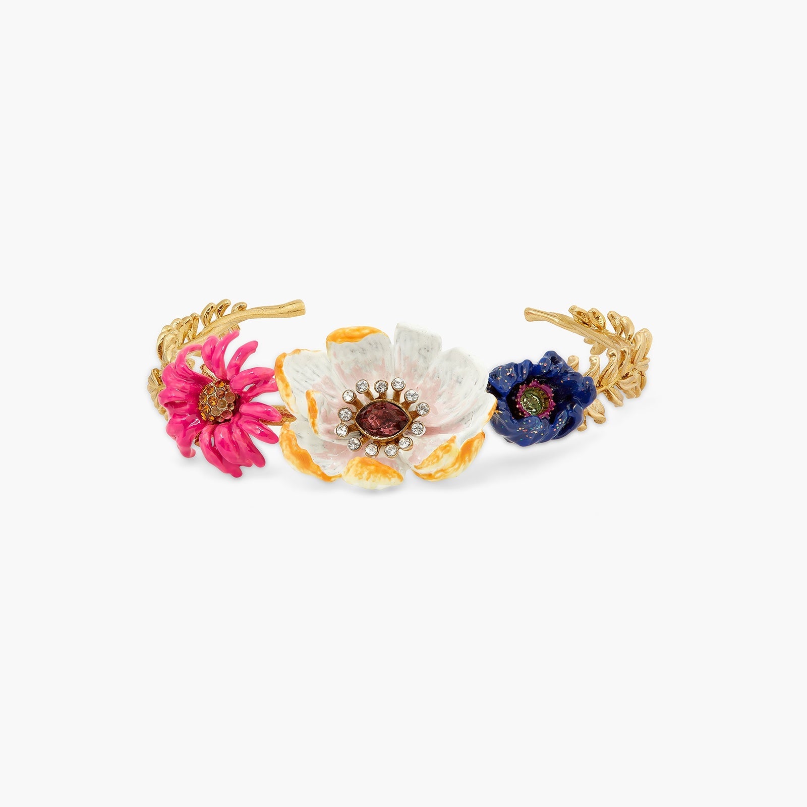 Flower Bouquet Cuff Bracelet | ATFI2031 - Les Nereides