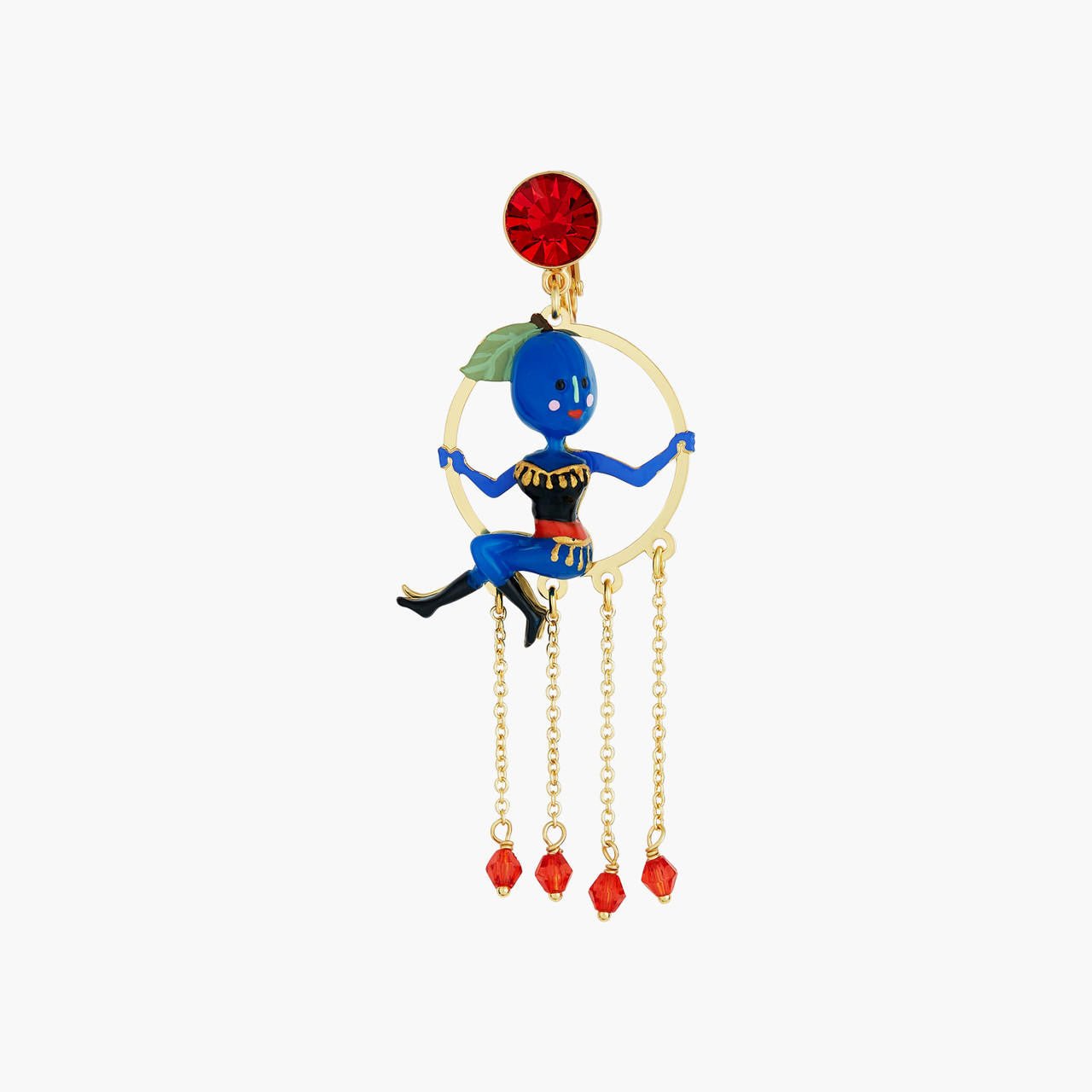 Flying Plum Sisters Earrings | ANFC1011 - Les Nereides