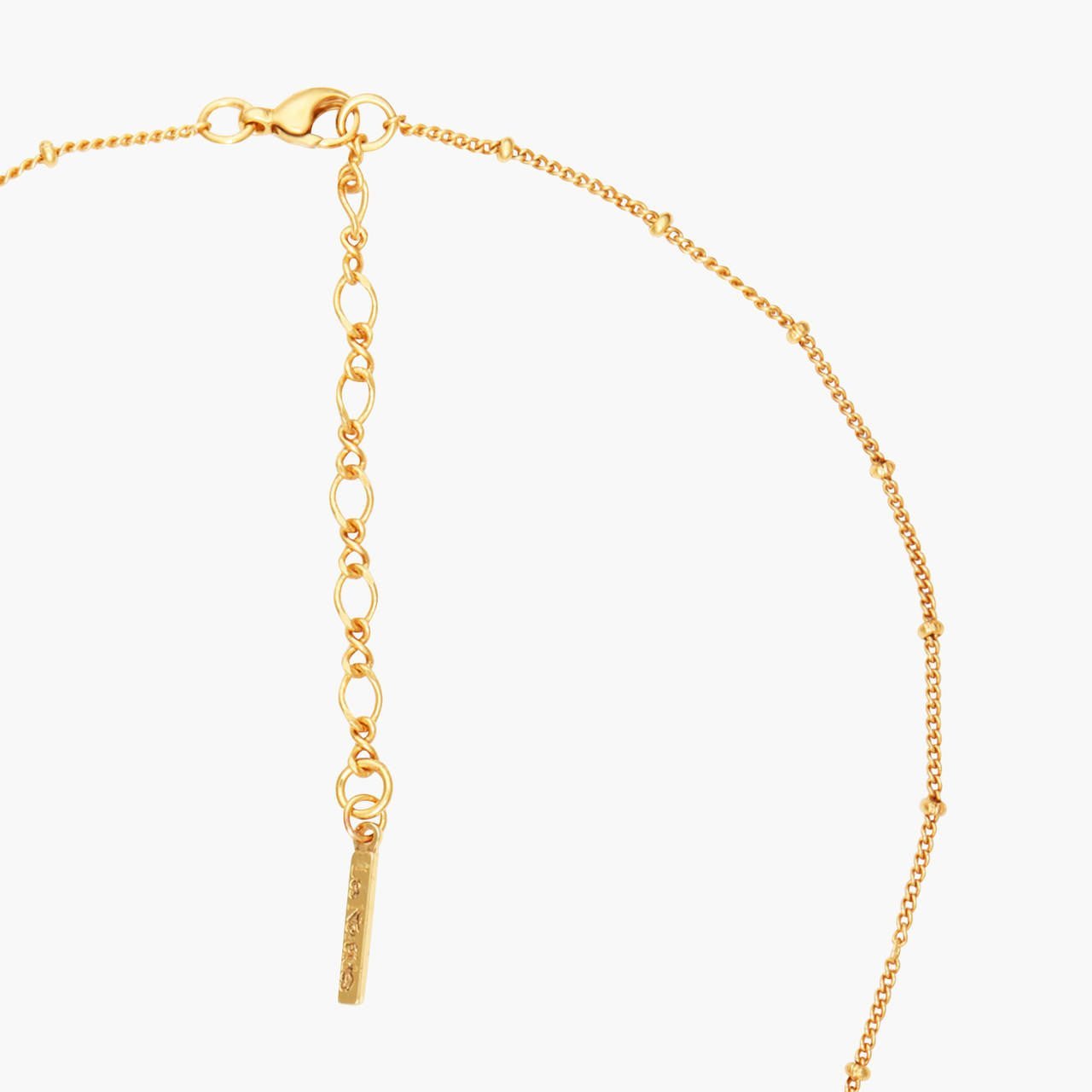 Forget - Me - Not And Ladybird Faceted Crystal Thin Necklace | ANBM3021 - Les Nereides