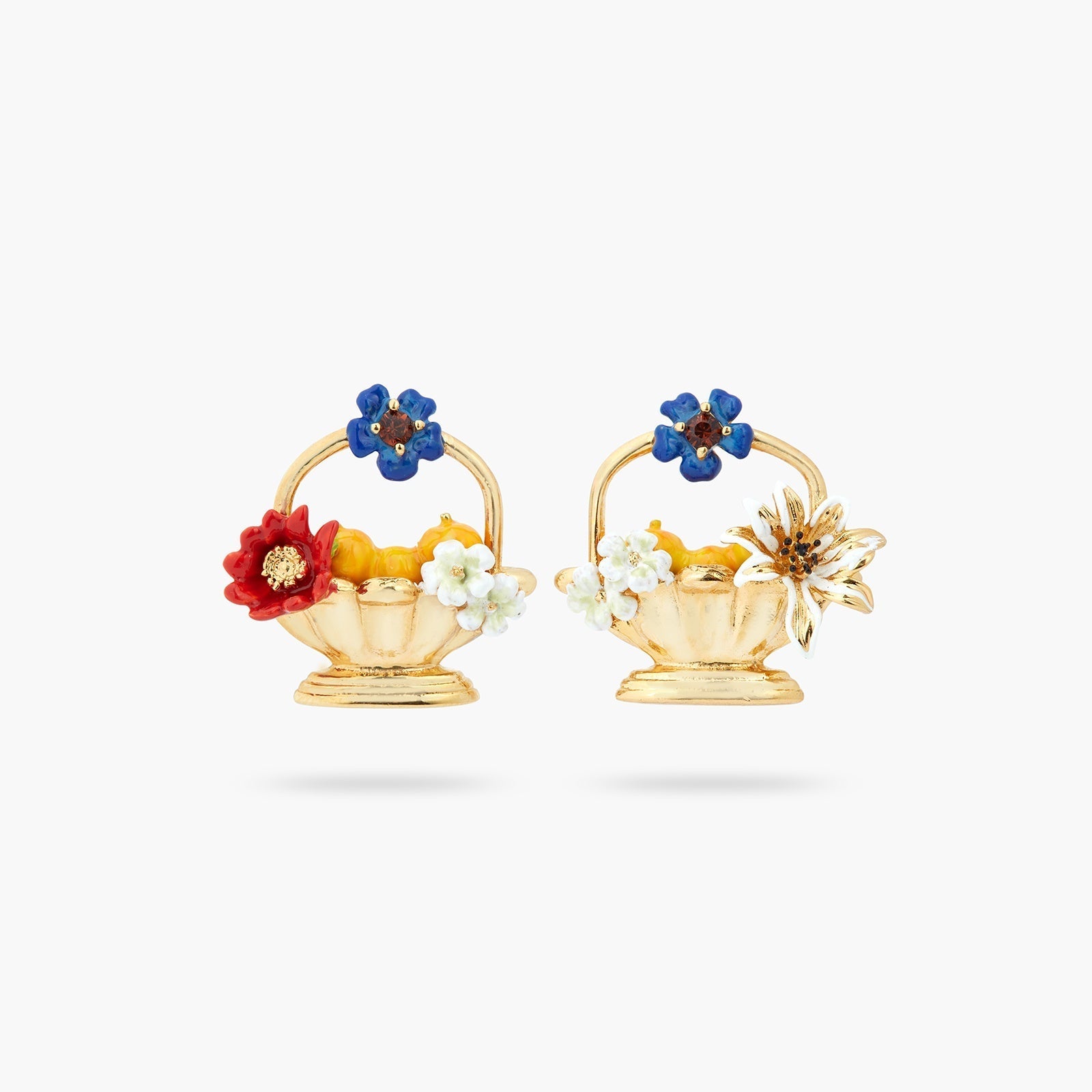 Fruit Bowls And Flower Earrings | ASTM1051 - Les Nereides
