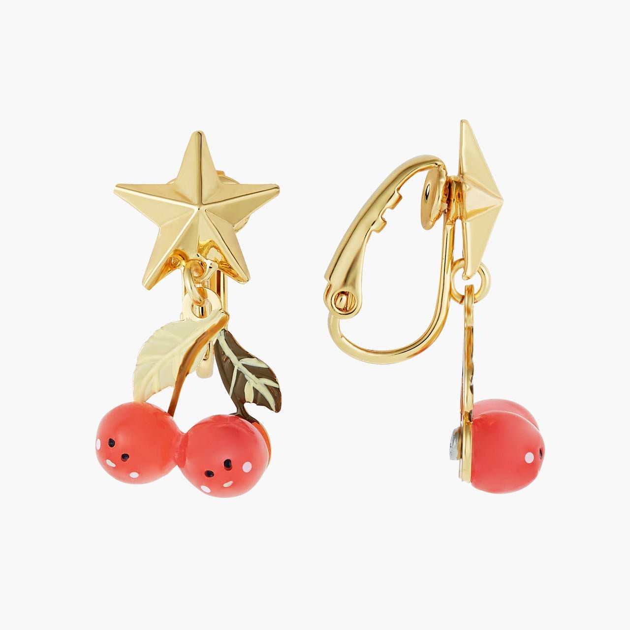 Fruit Circus Cherry And Stars Earrings | ANFC1091 - Les Nereides