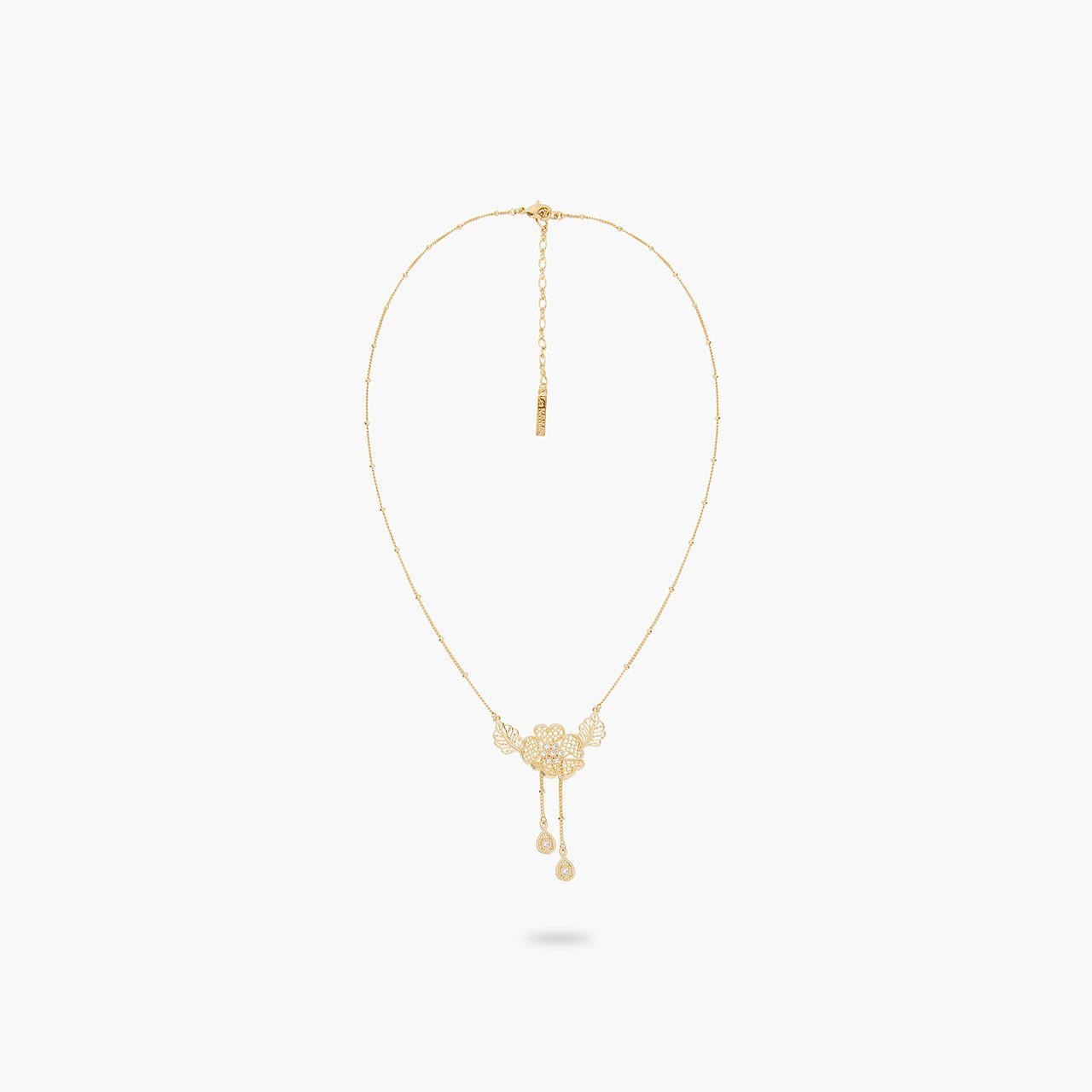 Gold Thread Pendant Fine Necklace | ARFO3021 - Les Nereides