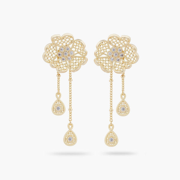 Gold Thread Two-In-One Earrings | ARFO1031 - Les Nereides