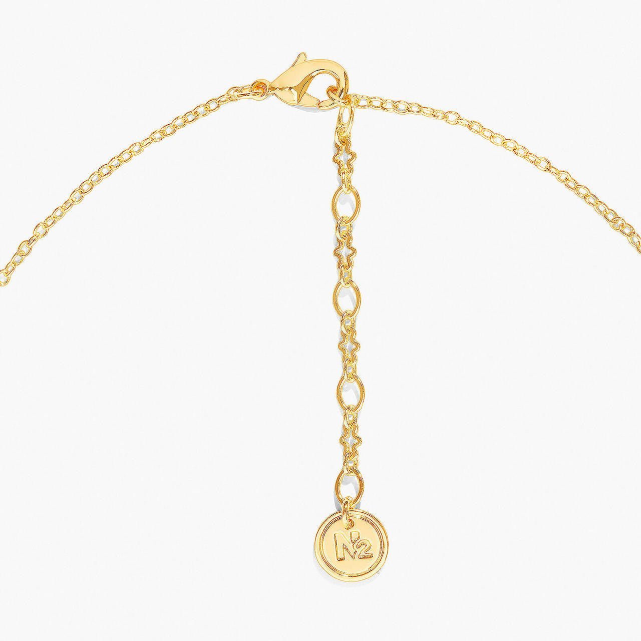 Golden Big Bad Wolf And Little Red Riding Hood Pendant Necklace | APBB3031 - Les Nereides