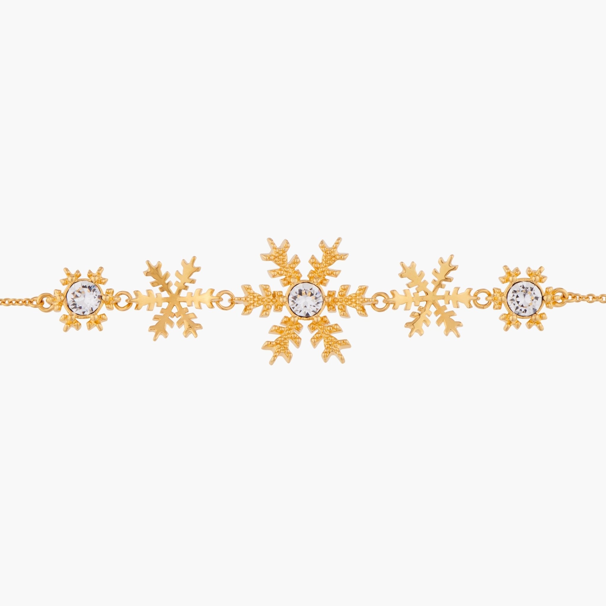 Golden Snowflakes Thin Bracelet | AMSC2021 - Les Nereides