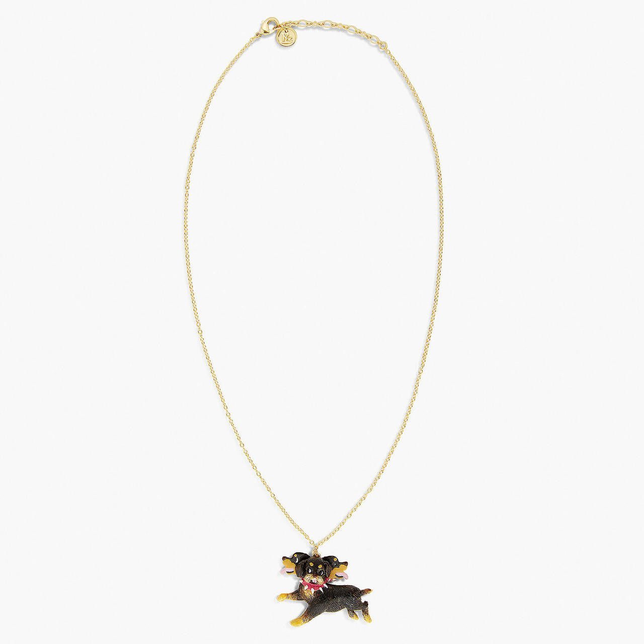 Greek Mythology Three - Headed Dog Long Necklace | APPD3081 - Les Nereides