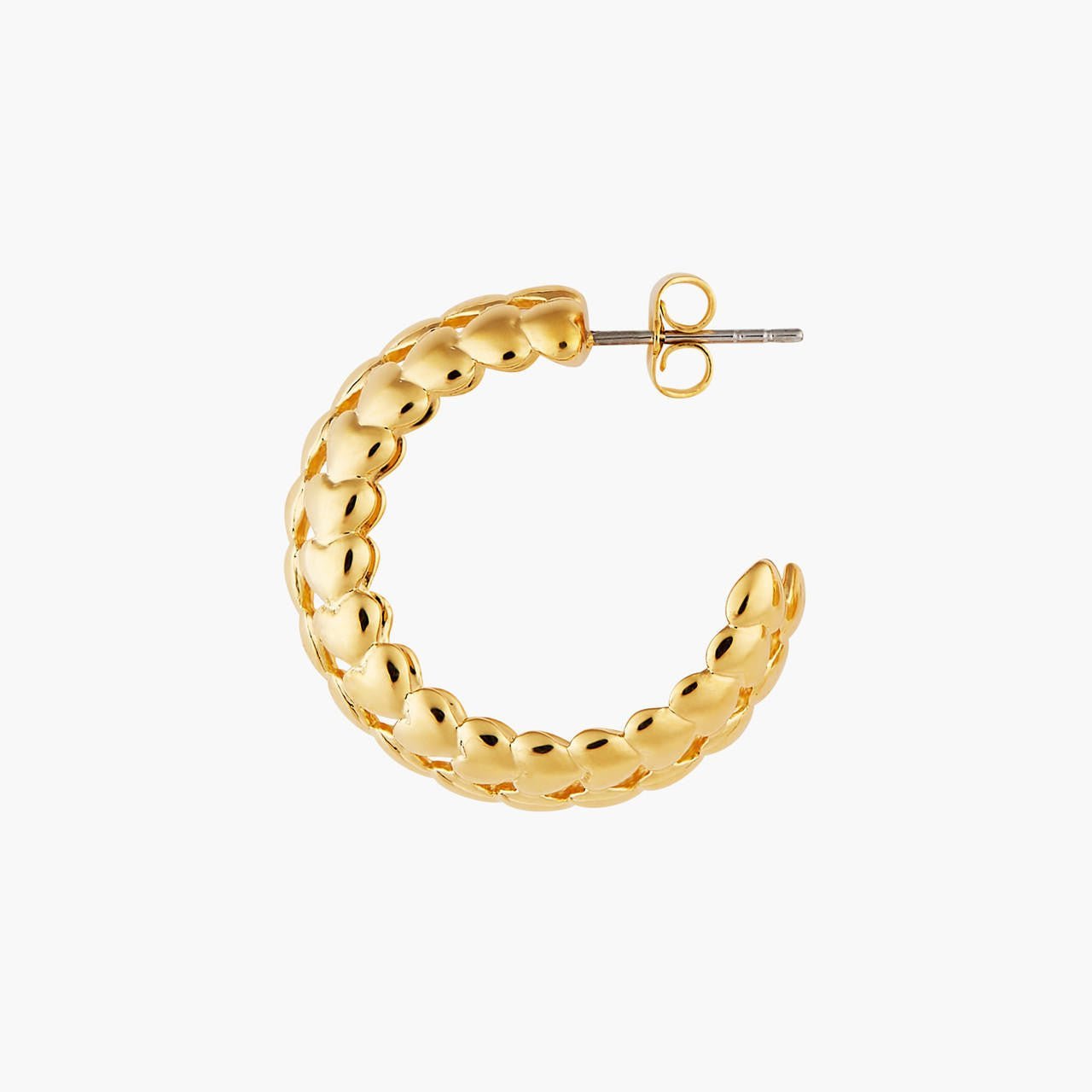 Heart In The Sky Hoop Earrings | AOMI1051 - Les Nereides