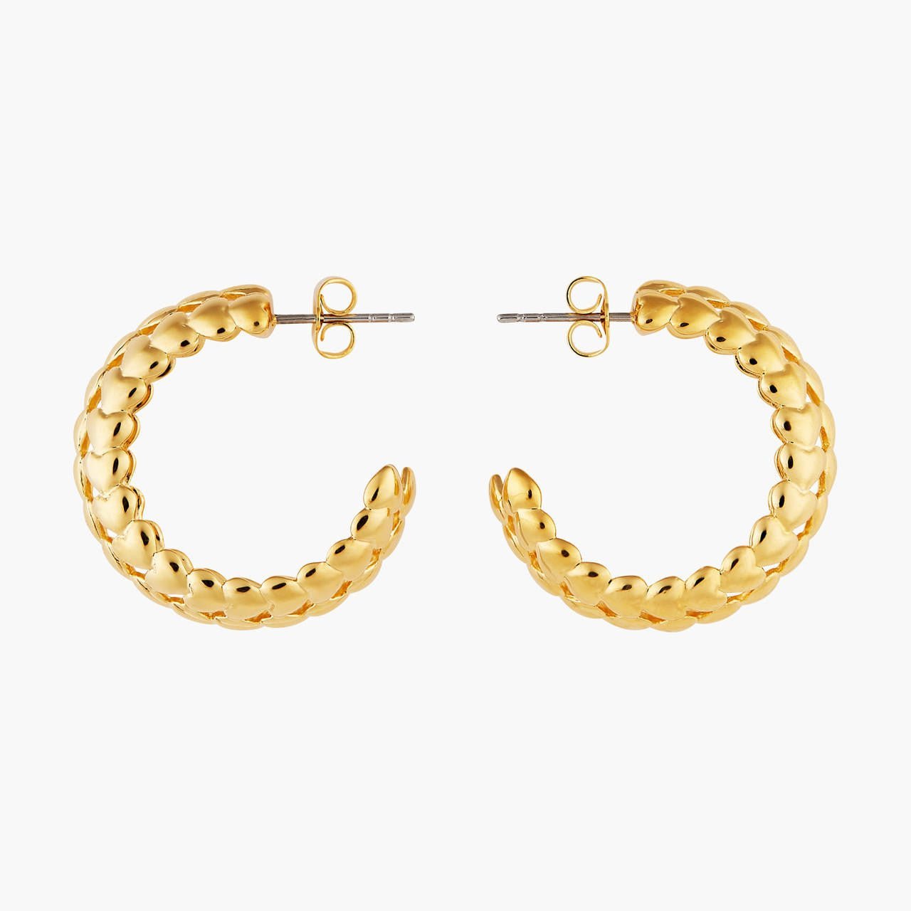 Heart In The Sky Hoop Earrings | AOMI1051 - Les Nereides