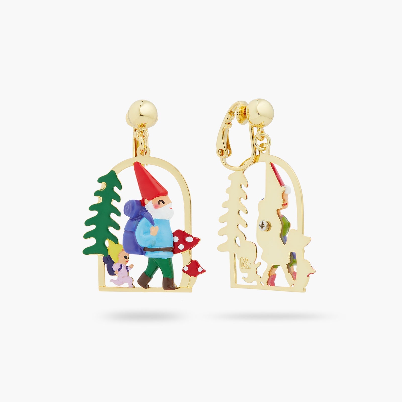 Hiking Gnome Earrings | ASCP1031 - Les Nereides