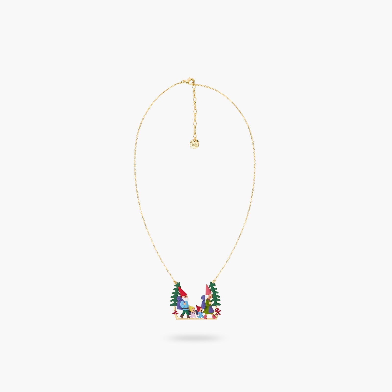 Hiking Toadstool Family Statement Necklace | ASCP3031 - Les Nereides