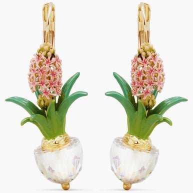 Hyacinth And Bead Earrings | APIP1031 - Les Nereides