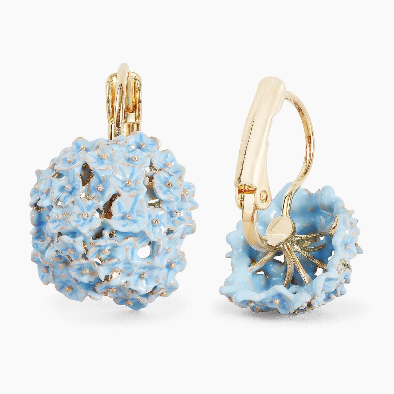 Hydrangea Sleeper Earrings | AOLF1141 - Les Nereides