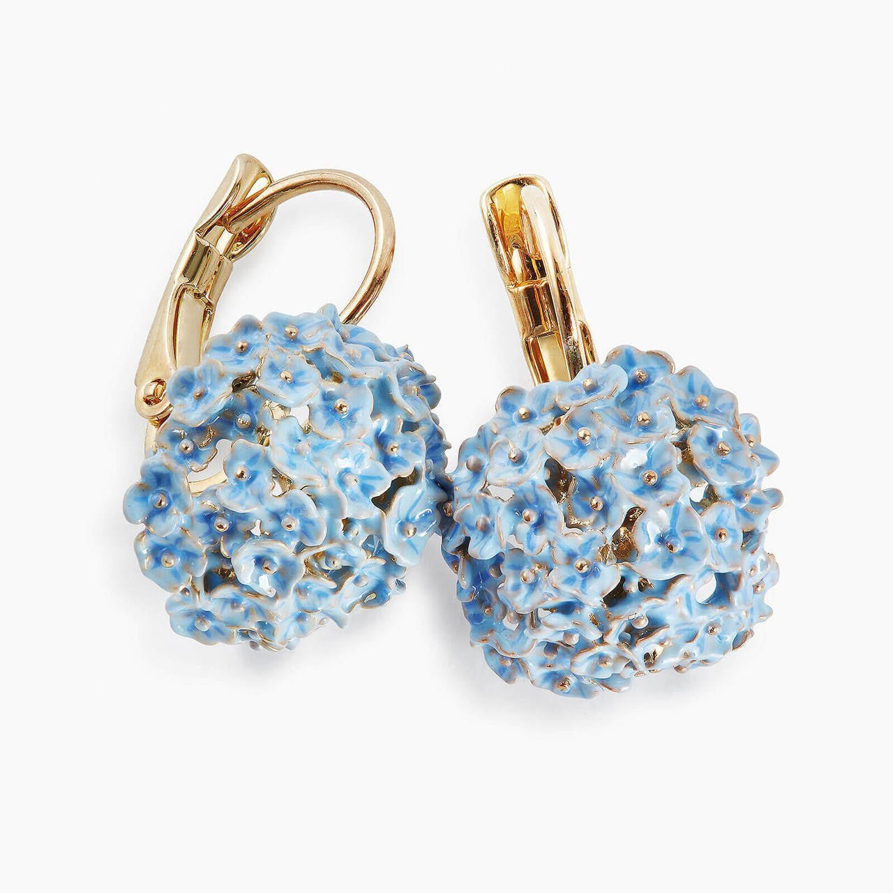 Hydrangea Sleeper Earrings | AOLF1141 - Les Nereides