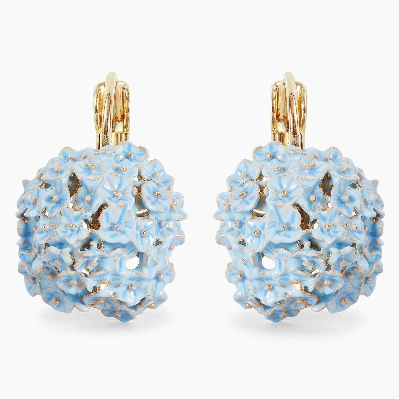 Hydrangea Sleeper Earrings | AOLF1141 - Les Nereides