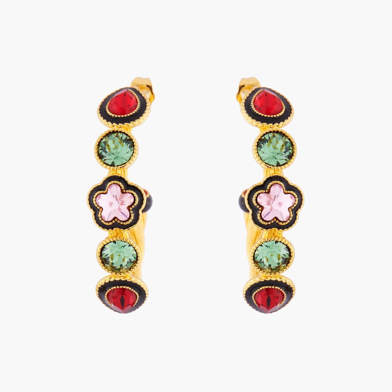 Indian Summer Creoles Earrings | AMEI1041 - Les Nereides