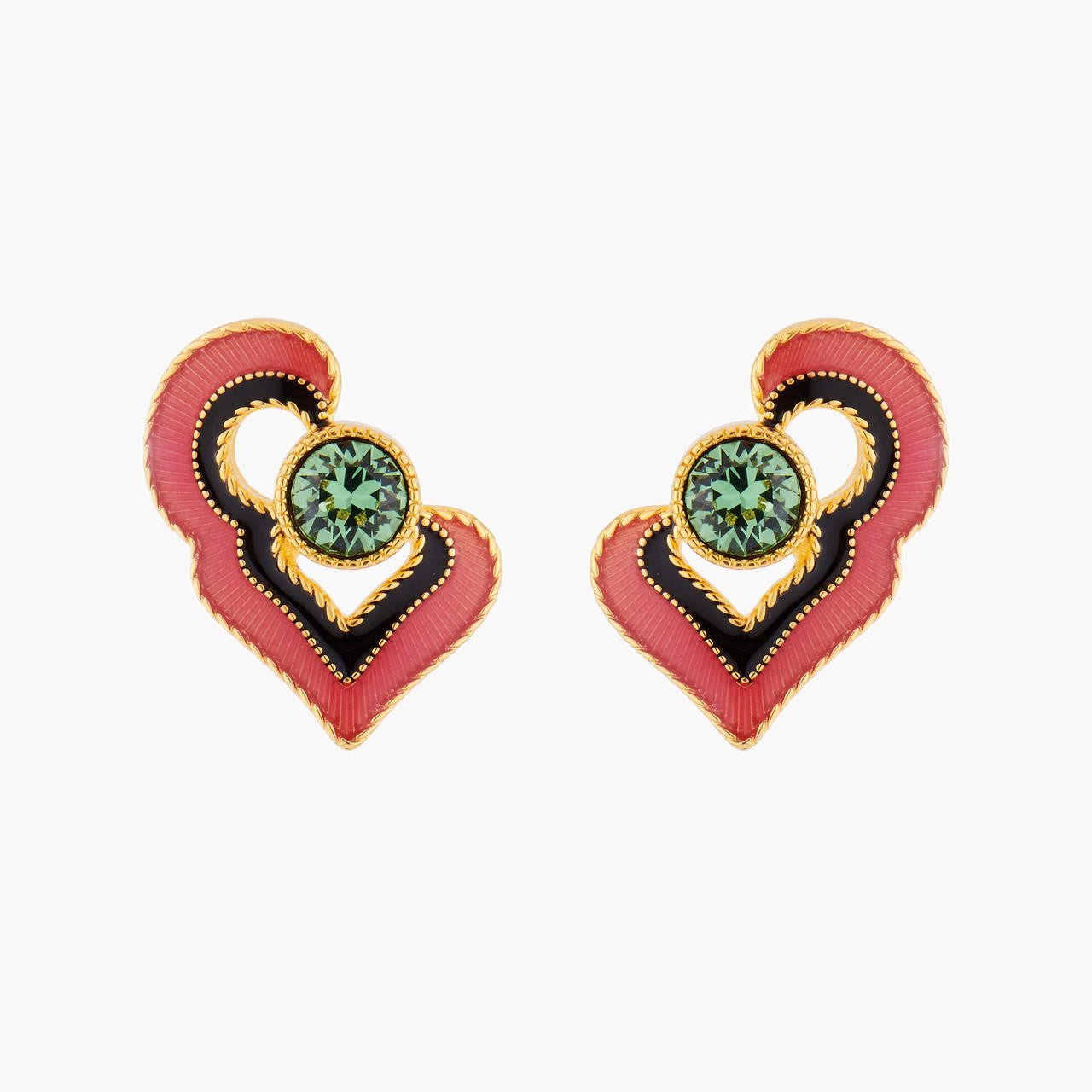 Indian Summer Heart Earrings | AMEI1021 - Les Nereides