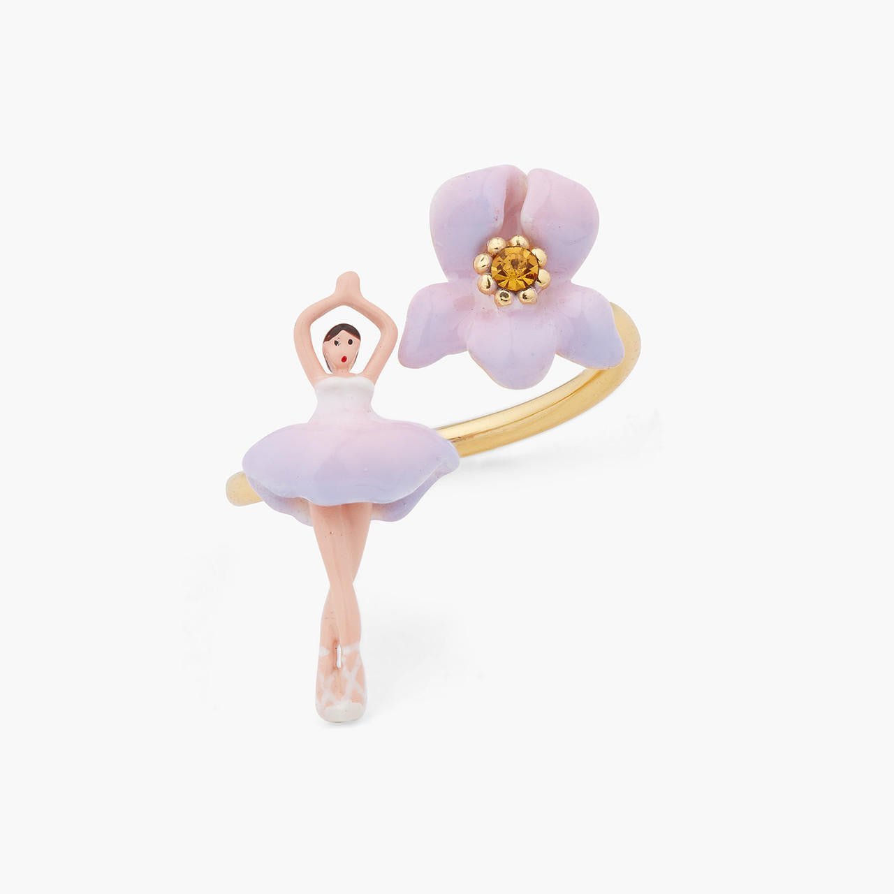 Iris Mini Ballerina Adjustable Ring | ARMDD6011 - Les Nereides