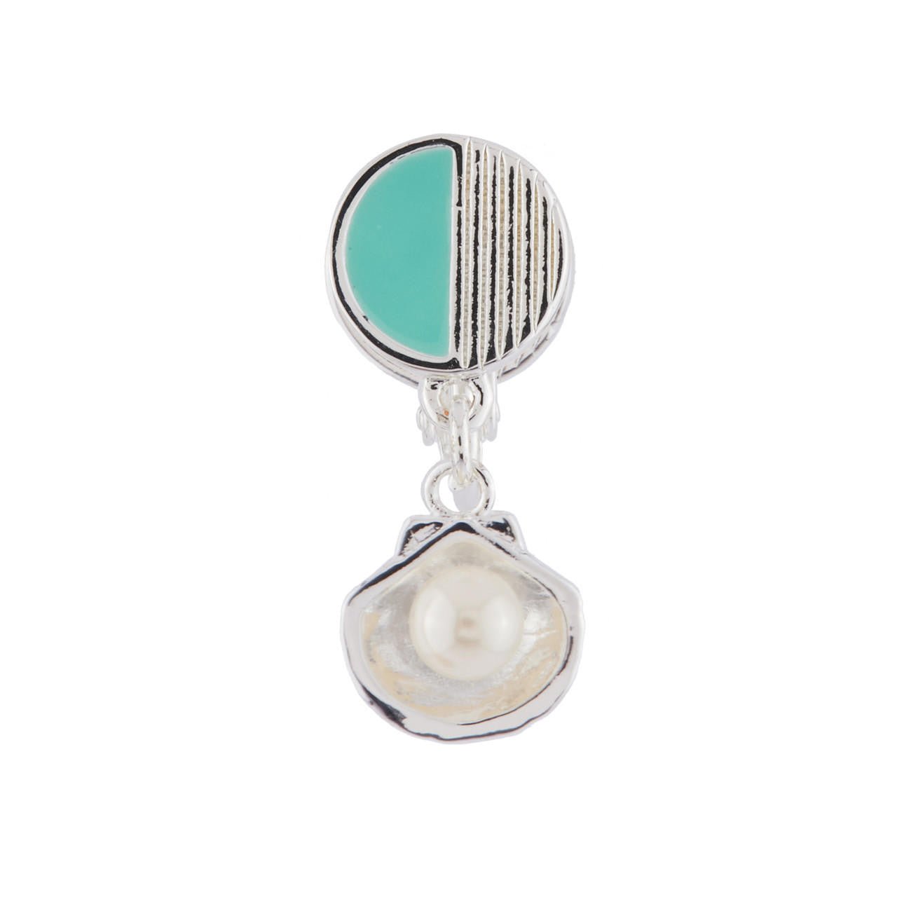 Je Suis Une Sirène Silver Earrings | AHJS1181 - Les Nereides
