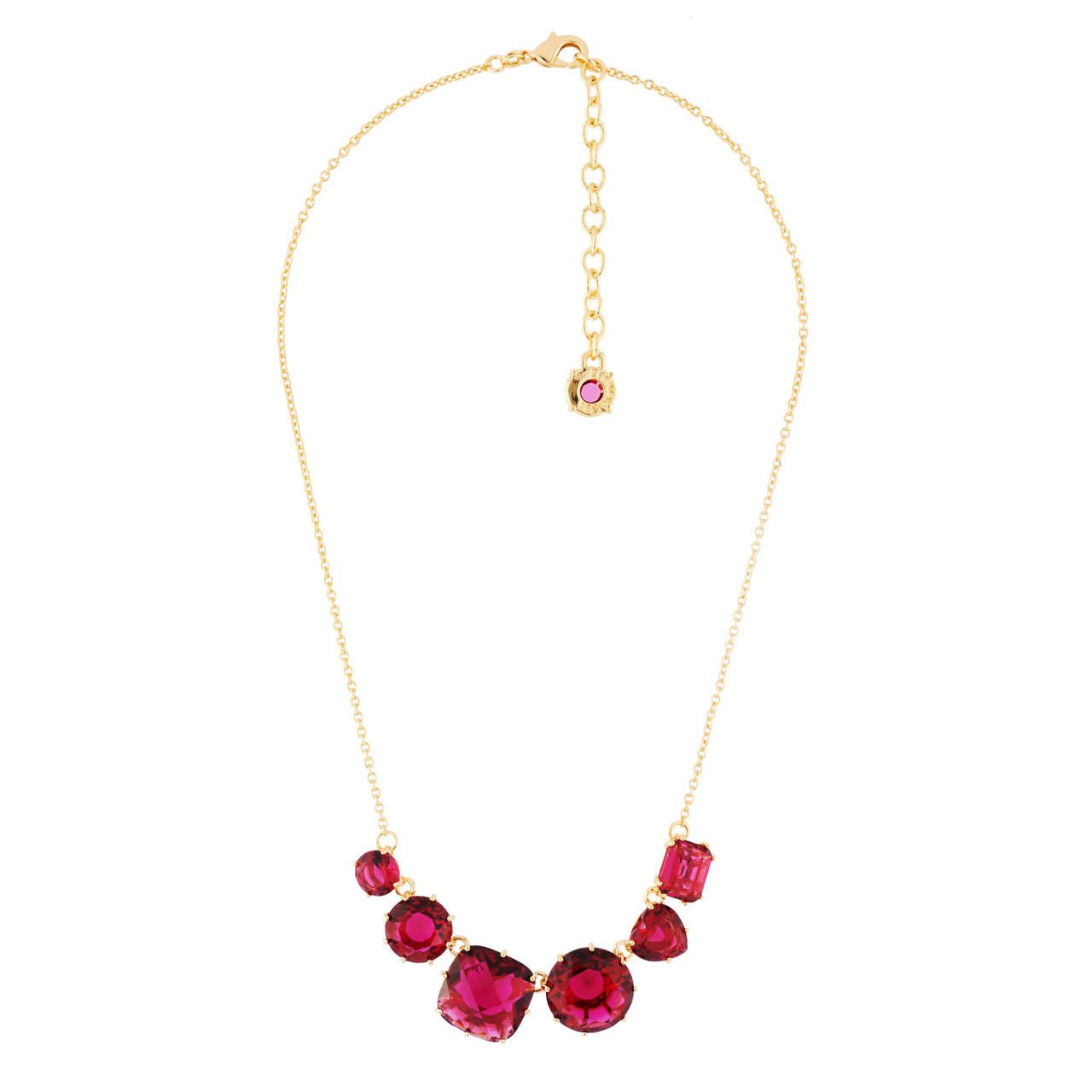 La Diamantine 6 Stones Grenadine Necklace | AHLD3312 - Les Nereides