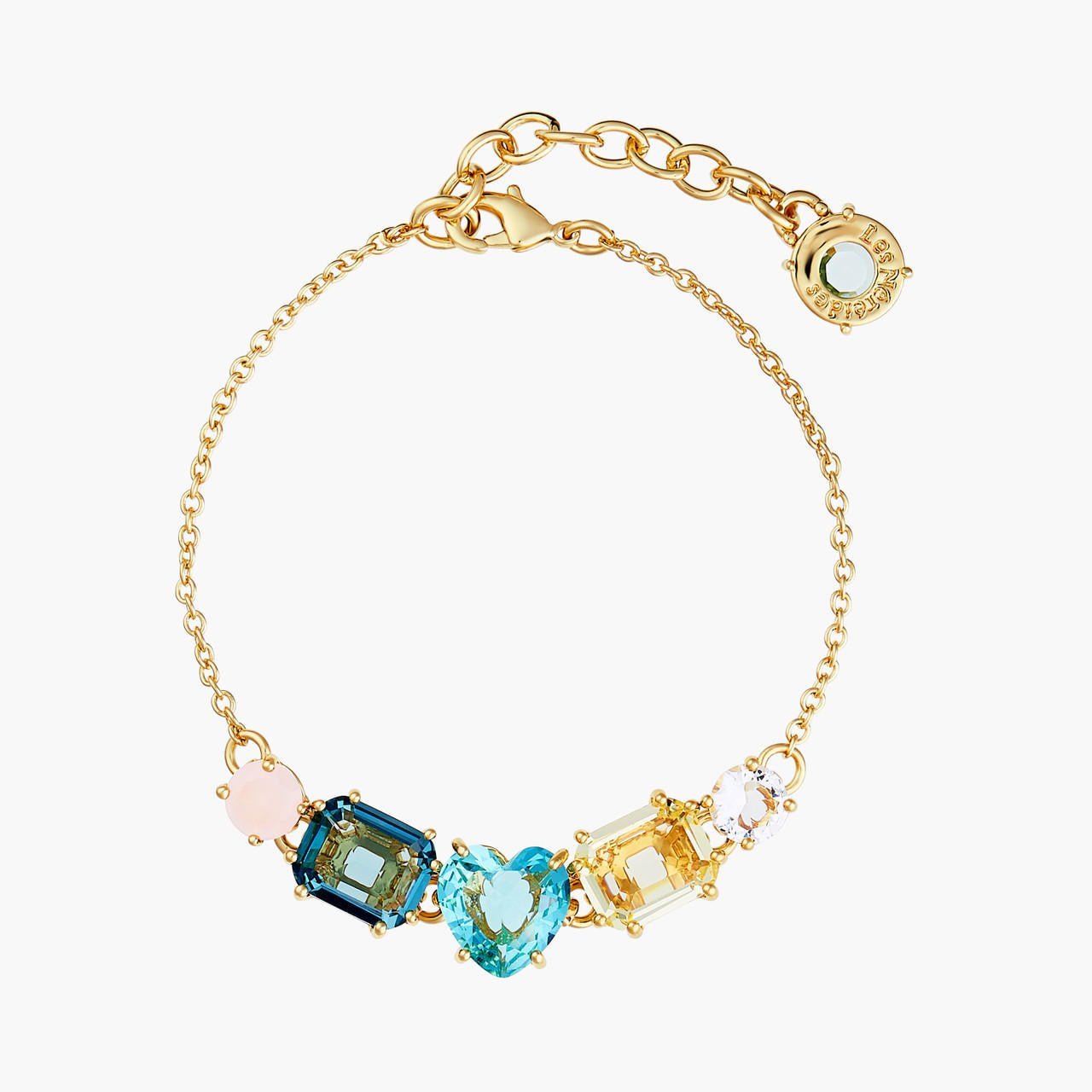 La Diamantine Acqua Azzurra Stones Thin Bracelet | ANLD2141 - Les Nereides